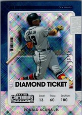 Ronald Acuna Jr. 2021 Contenders Baseball Diamond Ticket  13/15
