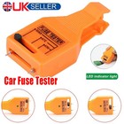 Car Fuse Tester Puller Car Fuse Type Tester with Green LED Indicator Light UK