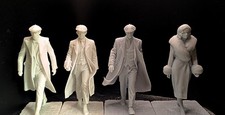 Peaky Blinders Custom Resin Figures Tommas Shelby, Arthur, John, Ada - Unpained