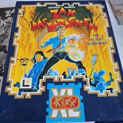 Unvollständig Vintage Atari ST ZAK MCKRACKEN & The Alien Mindbenders Lucasfilm ansehen