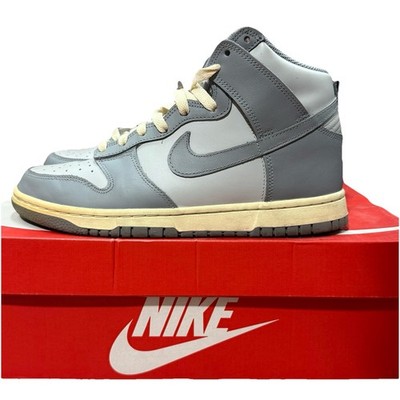WMNS NIKE DUNK HIGH GREY FOG SNEAKERS SHOES CLASSIC SZ 8.5