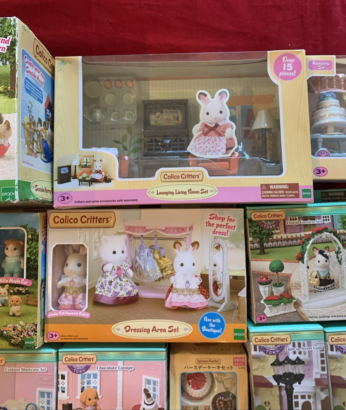 Calico Critters Accessories Furniture Epoch Sylvanian Family, Sold Individually