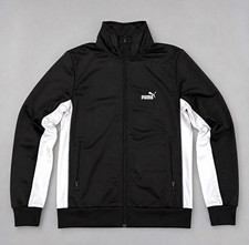 PUMA Herren Trainingsjacke Schwarz/Weiß Gr. ...