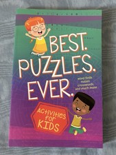 Best. Puzzles. Ever. Activities For Kids Paperback Book.