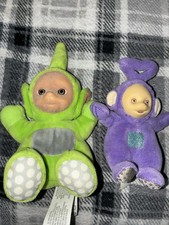 Lot Of 2 Teletubbies Plushies Vintage Y2k 2016 1999 Tinky Winky
