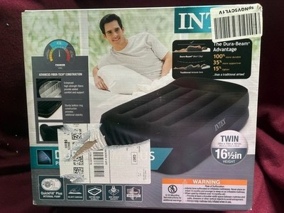 Intex Dura-Beam Plus Raised Air Twin Mattress NIB