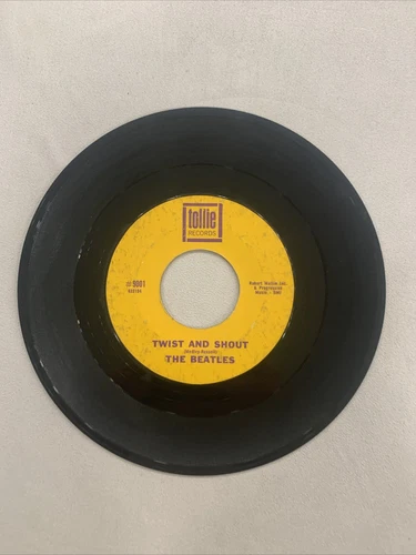 The Beatles 45 - Twist and Shout - Tollie #9001  Purple open box logo (F)