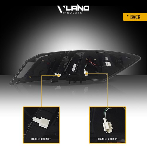 2 PIEZAS luces traseras LED VLAND para señal secuencial DRL 2013-2015 Honda Accord - Imagen 12 de 13