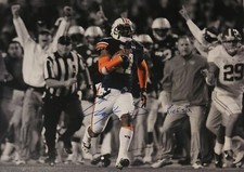 Chris Davis Signed Auburn 2013 Iron Bowl 18x24 Spotlight Photo w/Kick Six Proof