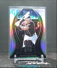 2021 Panini Select Manny Machado 25 Man Silver Holo Prizm Padres