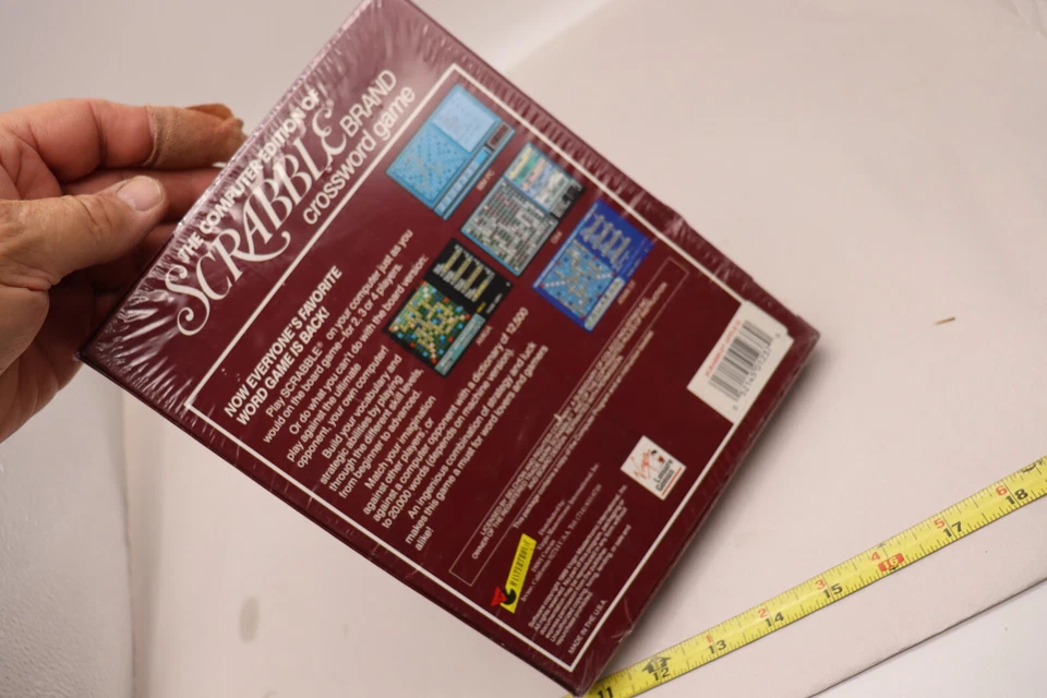 Scrabble Computer Edition Crossword Puzzle Game Apple II 5 1/4” new sealed - Image 3 of 3