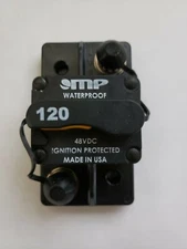 NEW 12V-48V DC 120 Amp Circuit Breaker Bussmann  HI-AMP 120A