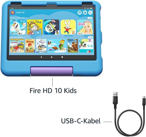 Amazon Fire HD 10 Kids-Tablet (2023) 32 GB blau für Kinder ab dem Vorschulalter - Bild 3 von 7