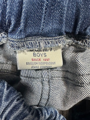 LEO & LILY Boys Youth Size 12 Light Blue Stretch Jeans Elastic Waist Drawstring - Picture 4 of 7