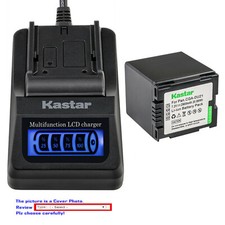 Kastar Battery LCD Quick Charger for HITACHI DZ-BP21S DZ-BP14S DZ-BP7SJ CGA-DU21