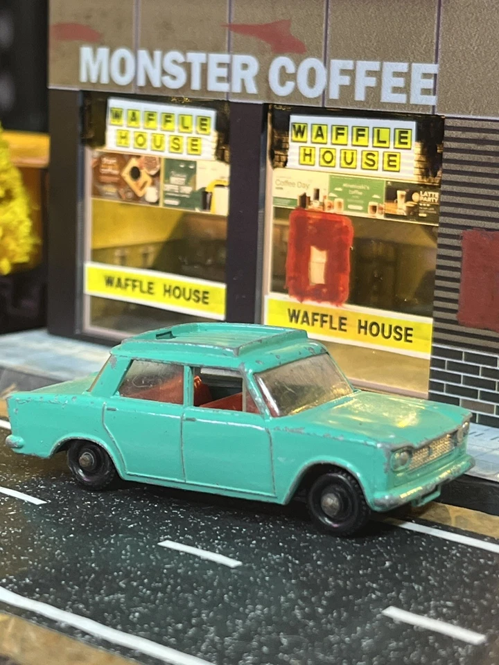 Lesney 20 世纪 60 年代 Fiat 1500 No 56 蓝色压铸 状况完好 无行李箱 — 第 4/4 张图片