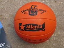 Basketball TOX Atlanta Größe 7, Kunstleder, genäht, orange, Low Pressure