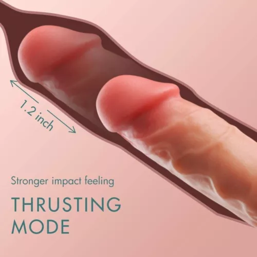 HandsFree-Heating-Thrusting-Dildo-Vibrator-Massager-Sex-Machine-Use-Lubricant-US - Picture 3 of 12