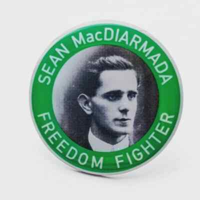 Sean MacDiarmada Freedom Fighter Pin Badge - Irish Republican 1916 Easter Rising