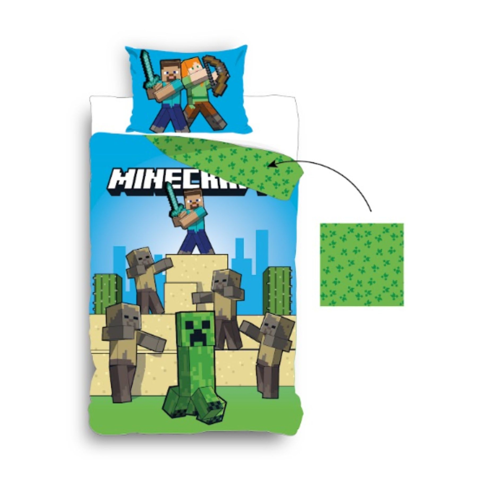 Игровой набор Minecraft Bettwsche-Kuscheliger Bettbezug 140x200 см 6290₽