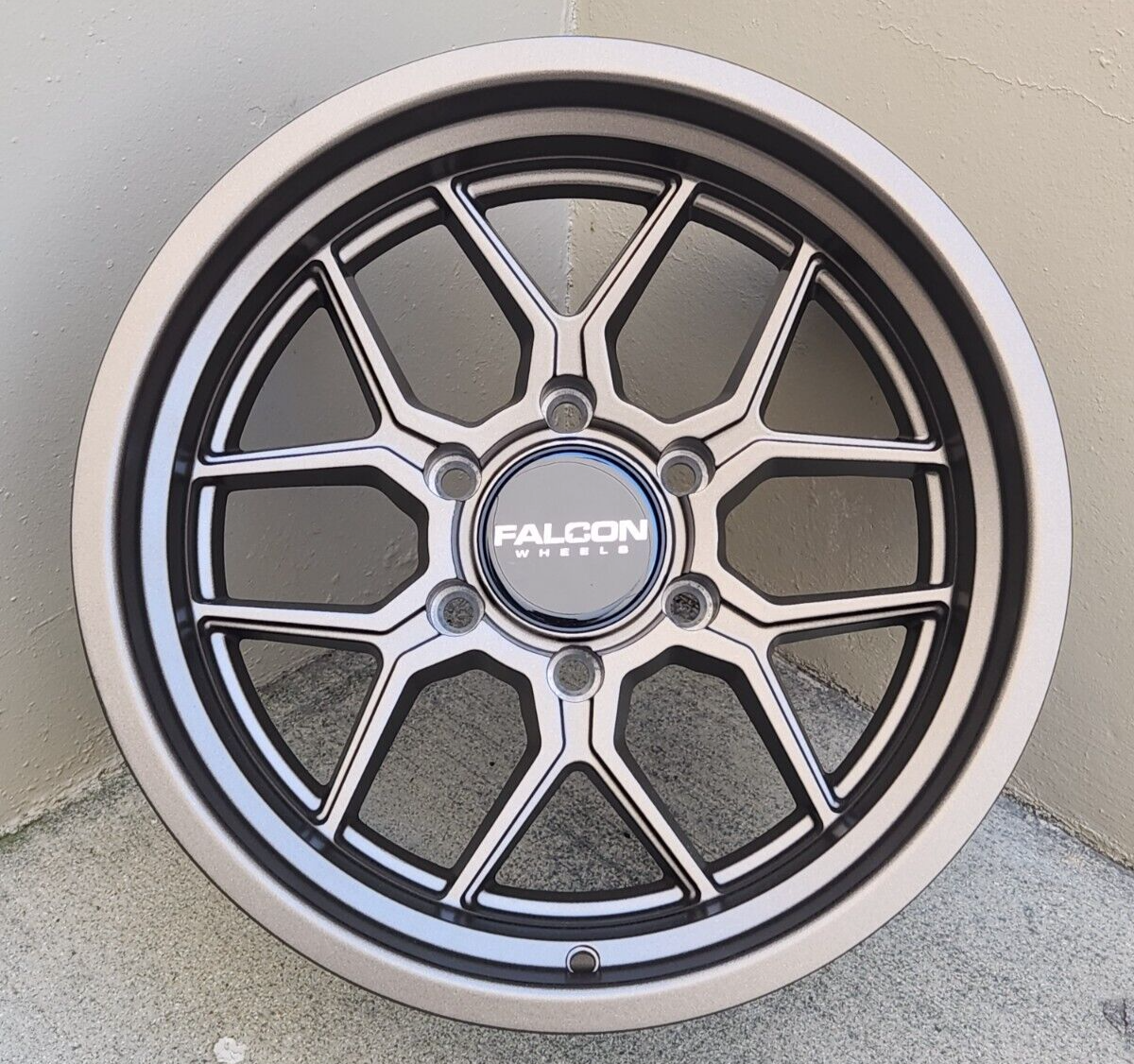 ダイヤモンド 千鶴 PR+ 4) FALCON TX1 APOLLO 6x139.7 6x5.5 17x9 ET -38 Matte Bronze Tacoma