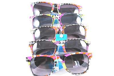 Sunglasses Rectangular Multi-Color Frames 100% UVA & UVB Maximum Protection NEW