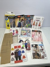 Lot Of Vintage Assorted Sewing Patterns 1970s Women Misses Clothing