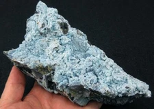 500g AAA blue Gibbsite crsytal bubble mineral specimen