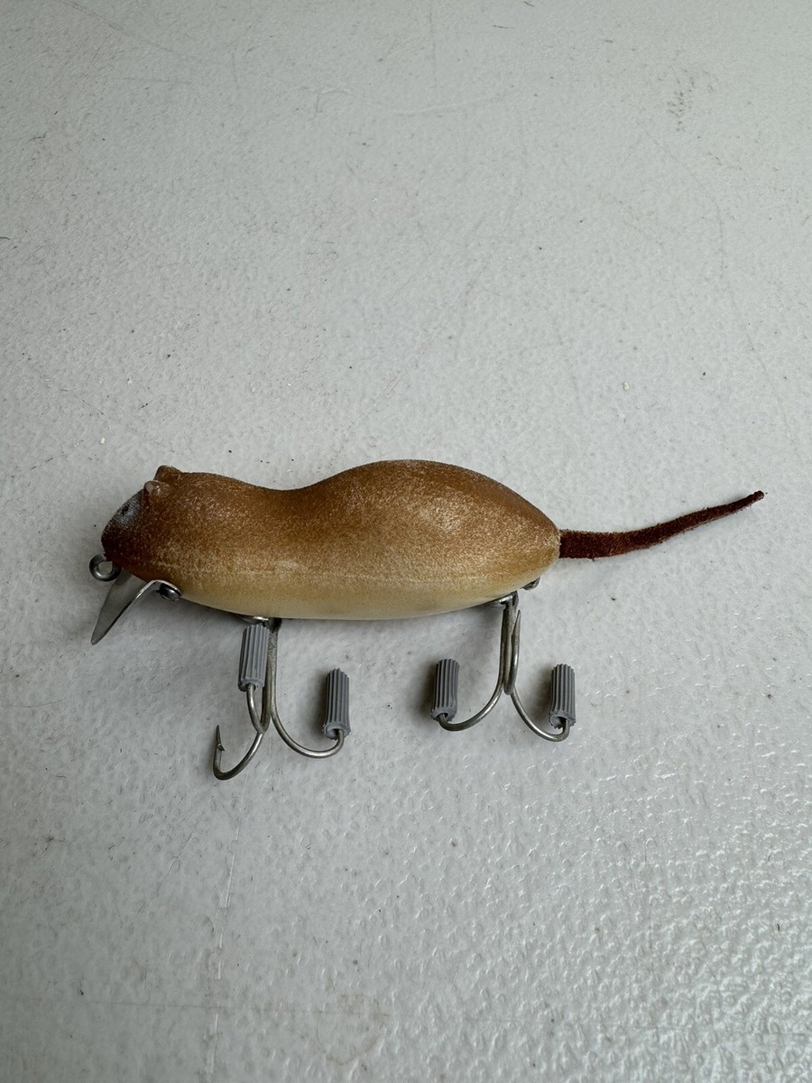 Heddon ＃210 Surface Gray Mouse Vintage Heddon Grey Mouse 210 GM Surface Lure For Sale