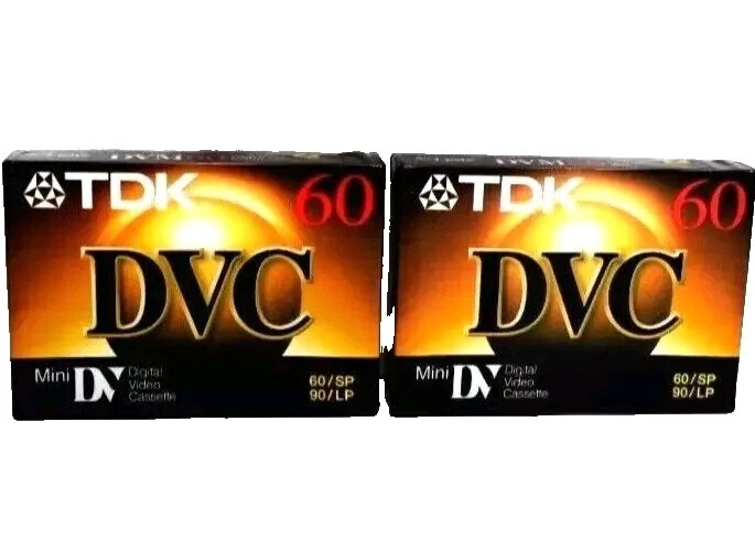 TDK Mini Fitas e discos para câmeras de vídeo