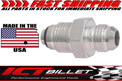 6an Male Flare to M16-1.5 Oring Power Steering Adapter Fitting