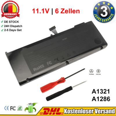 Akku Für Apple MacBook Pro 15  A1286 A1321 661-5211 661-5476 Mid 2009 2010