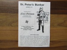 Vintage St Peter's Bunker Jersey souvenir guide - German WW2