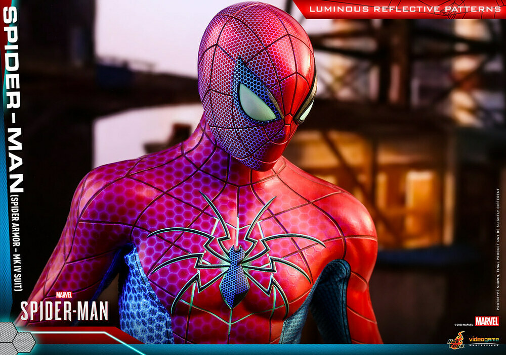 ホットトイズVGM43 スパイダーマン スパイダー・アーマーＭＫ ＩＶスーツ版 Hot Toys Marvel's Spider-Man Spider Armor MK IV Suit VGM43