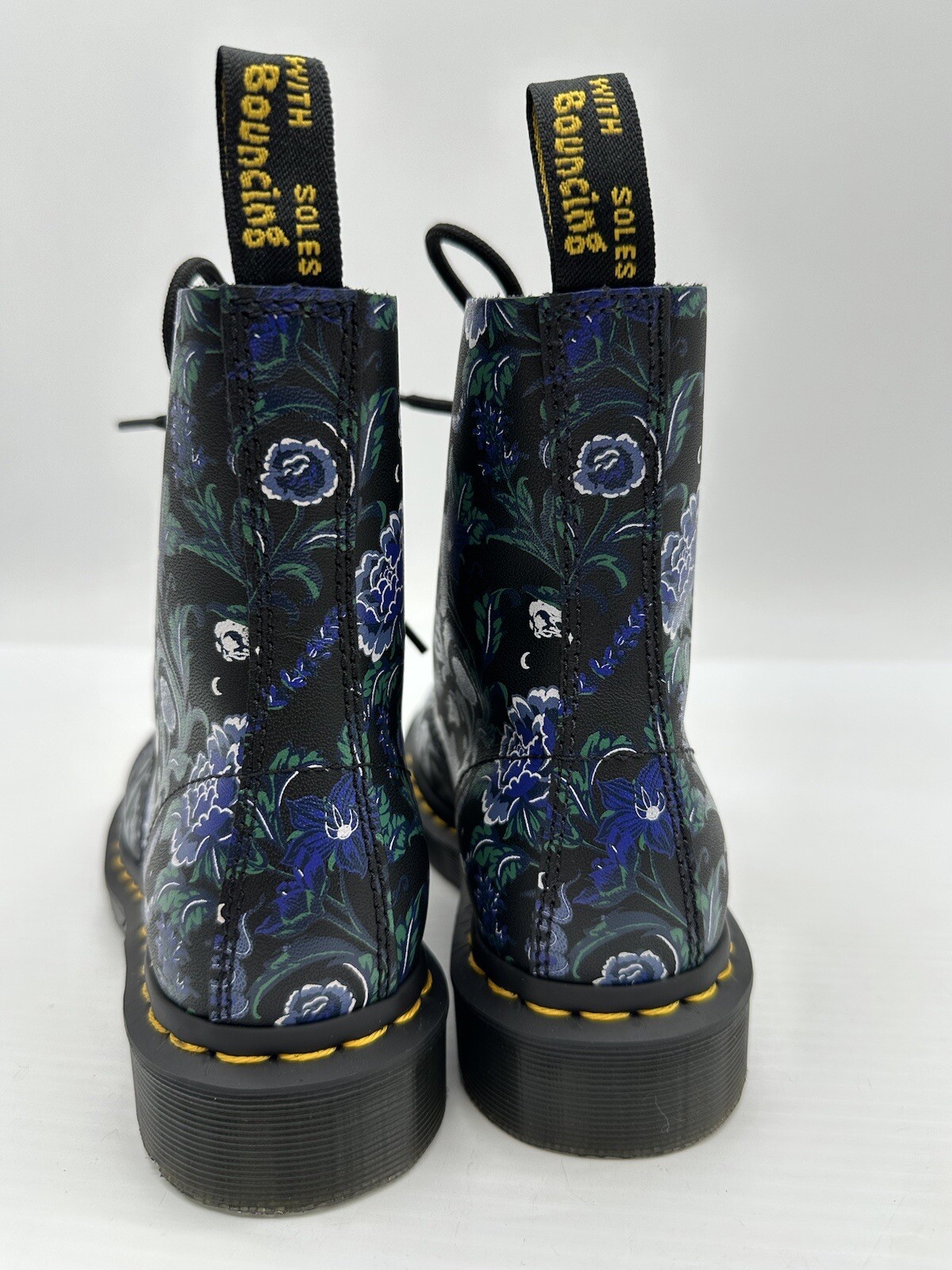 Rare Dr Martens 1460 Pascal Mystic Floral Lace Up Leather Boots Women's US 5 UK3 image 10