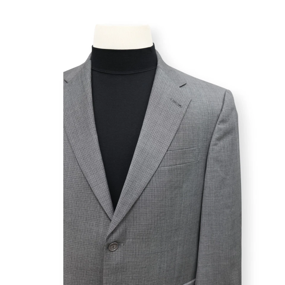 HART SCHAFFNER MARX Hombre Gris Dos Botones Abrigo Deportivo Traje Chaqueta Blazer 39 40 R Foto 3 de 4