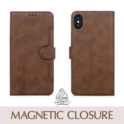 Magnetic Premium Leather Flip Wallet Case For iPhone 15 Pro max, 14, 13, S24 S23 - Picture 40 of 45