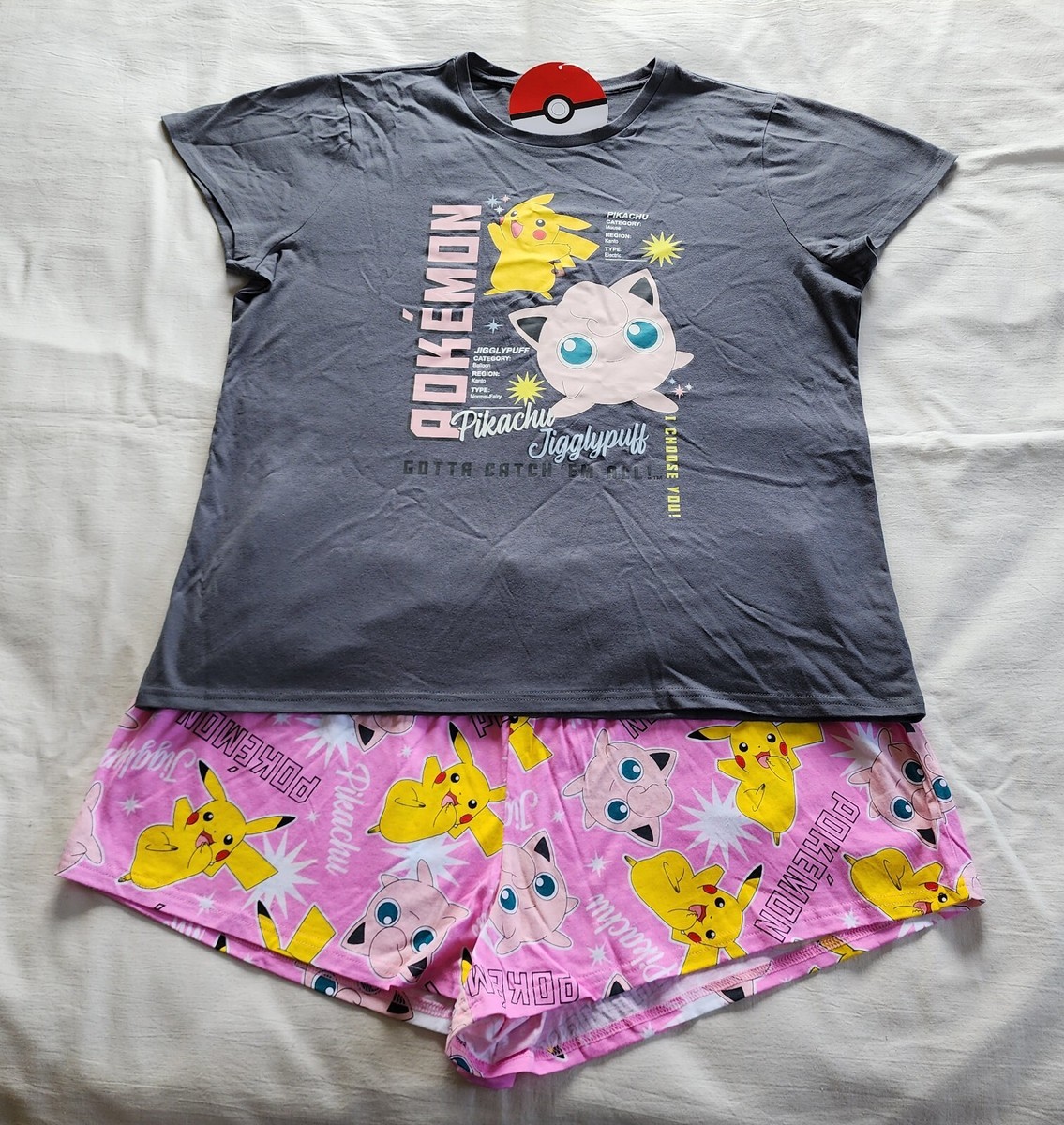 Pokemon Clothes Pyjama Pikachu Undiz Pokemon Ladies Jigglypuff