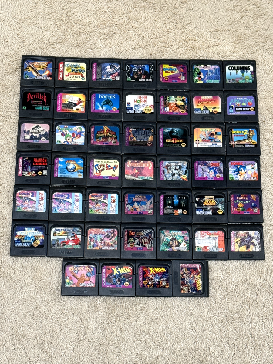 Sega Game Gear Authentic Video Games Collection *Pick and Choose