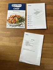 Nicer Dicer Chef Genius Messereinsatz, 12 x 12 mm - Rot Neu & OVP NP 79,99€