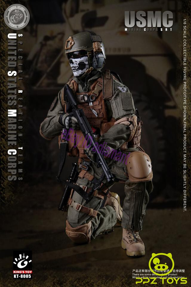KING'S TOY USMC SRT Special Response Team 1/6 Action Figure In