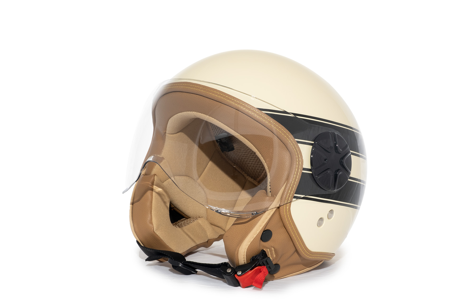 Jethelm Italia Schwarz Retro Design Burnout Roller Cruiser Mofa Moped eBay