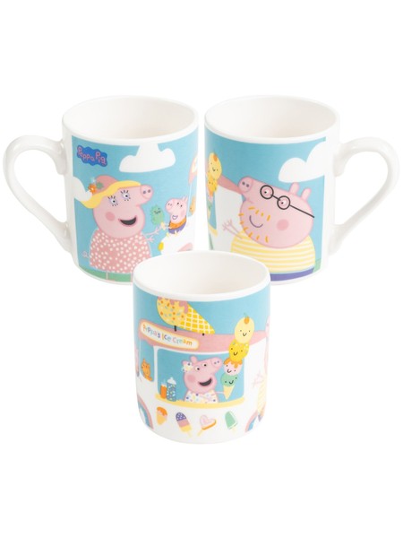 Peppa Wutz Tasse FüR Kinder - Peppas Ice Cream Becher Kindertasse Keramik 230 Ml-image