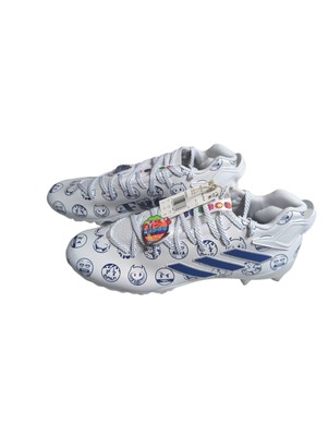 Adidas Men\'s Size 14 Freak 22 Big Mood Football Cleats White Blue GZ6902 New Adidas Freak 22 Big Mood Football Cleats White/Blue GZ6902  main image 4