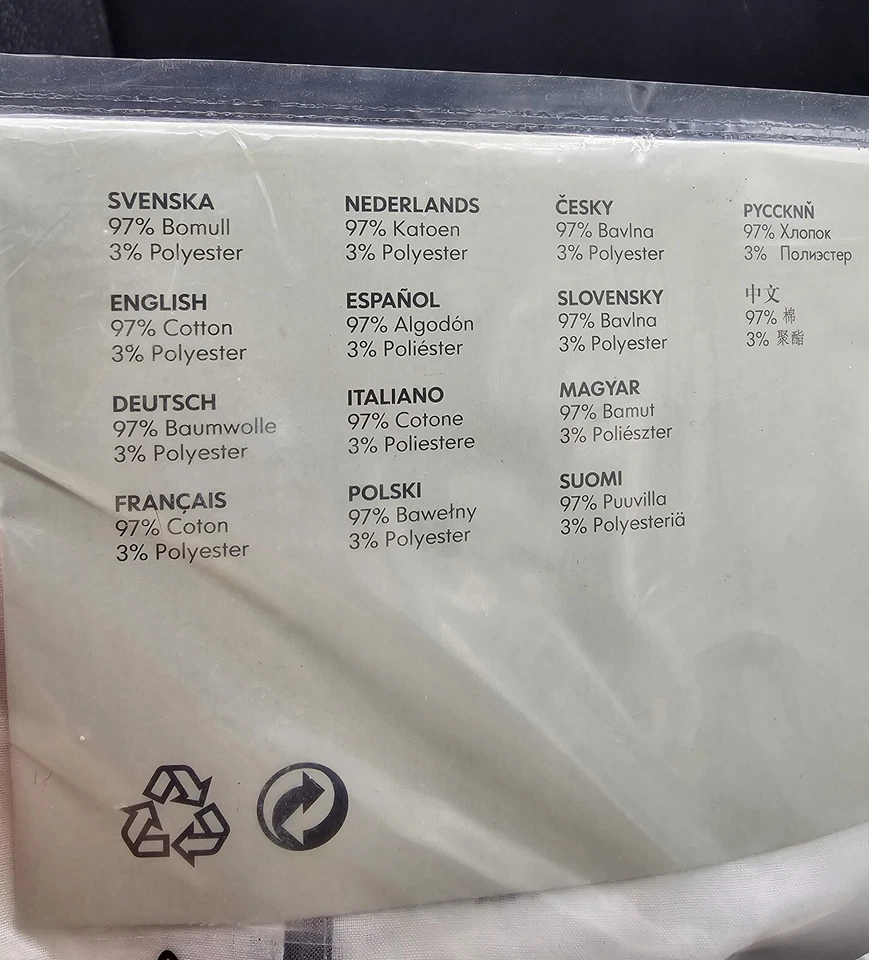 2 PACKS IKEA JULNYTT WHITE ORGANZA SILVER TRIM PLACEMATS SET OF 4 NEW IN PACKAGE - Image 4 of 4