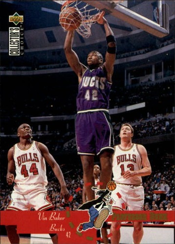 1995 Upper Deck Collector's Choice Basketball Vin Baker #197