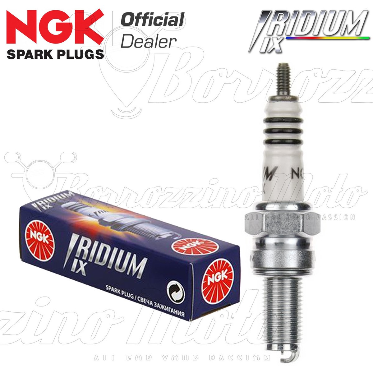 Bougies NGK CR8EIX Iridium Pour Piaggio X9 200 (2002-2003) - Neuf étiqueté