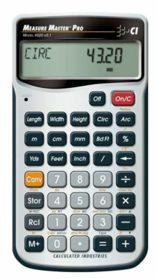 Calculated Ind. Measure Master Pro Calculator 4020