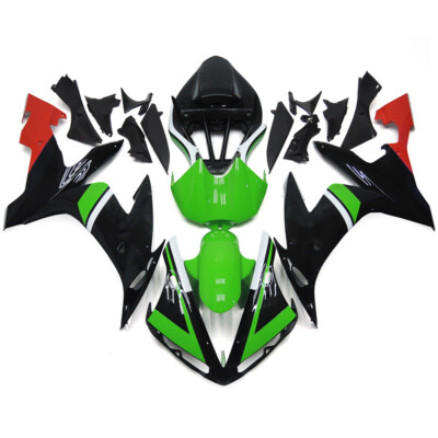 Black Green Red Fairings for 2004 2006 Yamaha YZF R1 Plastic Injection Bodywork