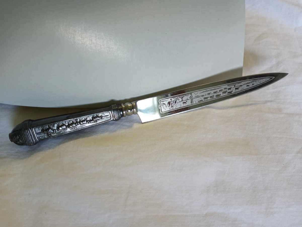 Gaucho Knife In Collectible Vintage Factory Manufactured Fixed